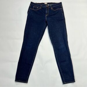 J.Crew Factory Dark Wash Skinny Jeans Stretch High Rise Size 31